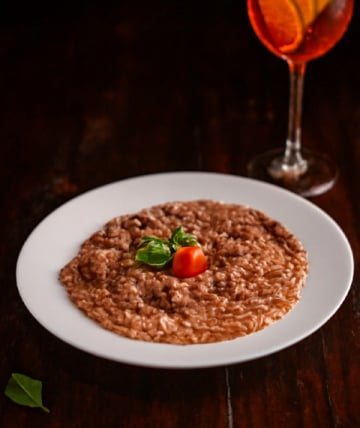 Athenas Pipa - Risoto de filé mignon