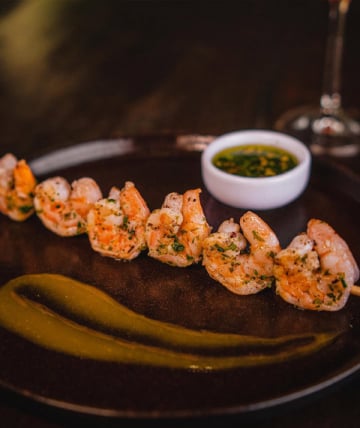 Athenas Pipa - Espeto de Camarão